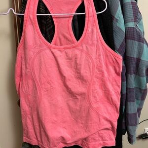 Lululemon Athletica Vibrant Pink Tank Top